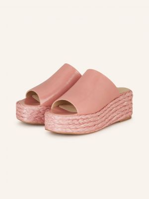 Sandały z paskami na platformie Paloma Barcelo różowe