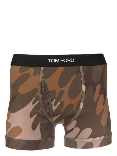 Boxershorts mit print mit camouflage-print Tom Ford braun