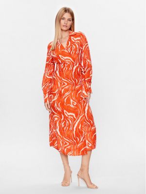 Robe Selected Femme orange