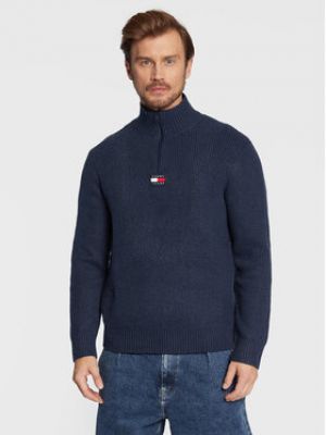 Svetr na zip relaxed fit Tommy Jeans