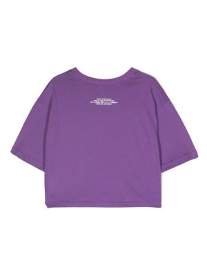 Raštuotas marškinėliai Dolce & Gabbana Dgvib3 violetinė