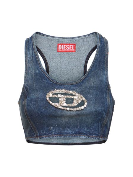 Pamuk atlet Diesel mavi