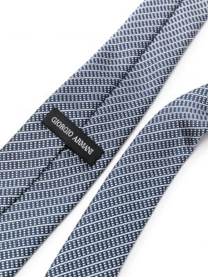 Jedwabny krawat żakardowy Giorgio Armani