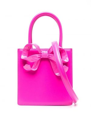 Τσάντα shopper Self-portrait ροζ