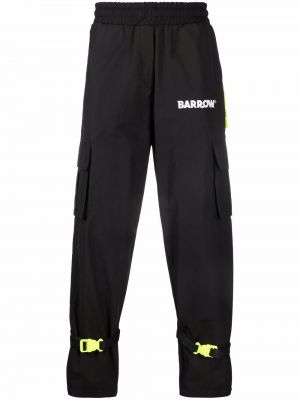 Карго панталони с принт Barrow черно