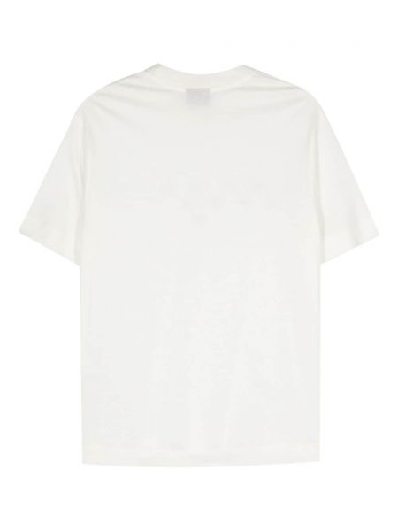 T-shirt mit stickerei Emporio Armani weiß