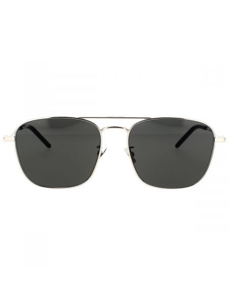 Okulary przeciwsłoneczne klasyczne Yves Saint Laurent srebrne