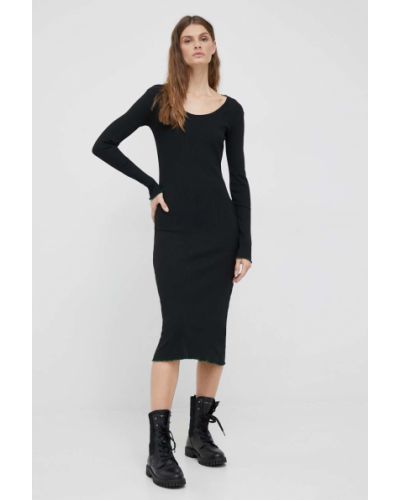 Sukienka mini dopasowana Tommy Hilfiger czarna