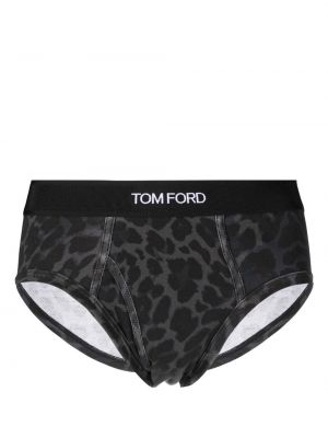 Nohavičky s potlačou s leopardím vzorom Tom Ford