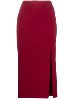 Falda de tubo ajustada Valentino rojo
