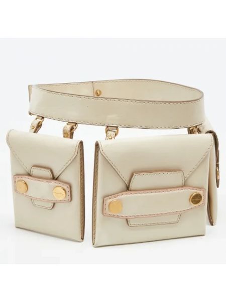 Cinturón de cuero Stella Mccartney Pre-owned beige