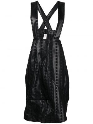 Kožená sukně Comme Des Garçons černé
