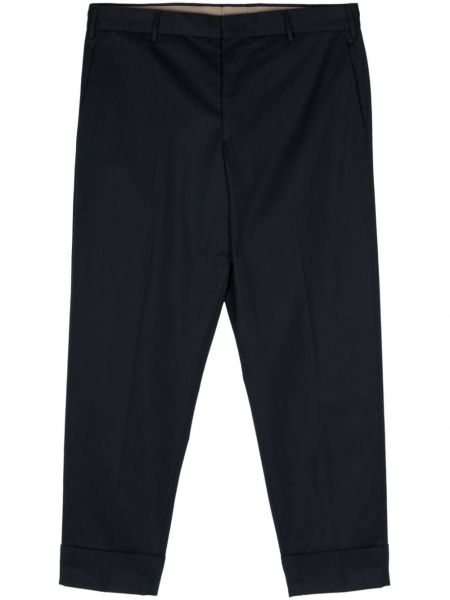 Pantalon chino en coton Pt Torino bleu