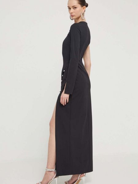 Dlouhé šaty Chiara Ferragni černé