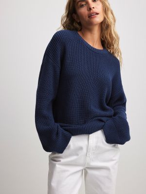Пуловер Na-kd синьо