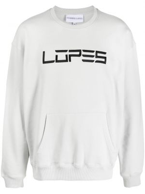 Trykt sweatshirt Leandro Lopes grå