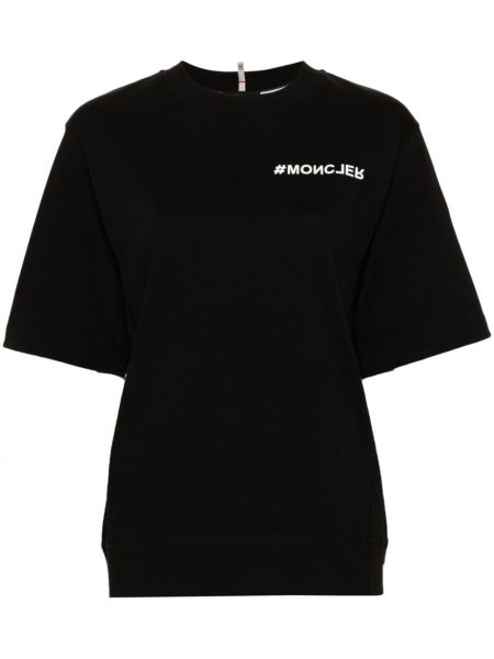 Medvilninis marškinėliai Moncler Grenoble juoda
