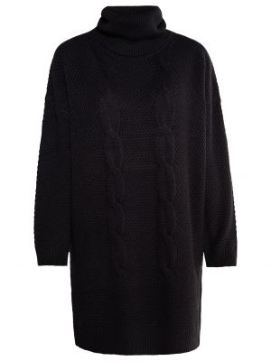 Robe en tricot Mymo noir