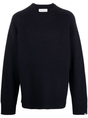 Strikket kashmir lang genser Extreme Cashmere blå