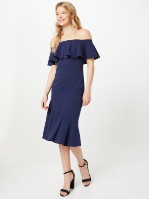 Suknele kokteiline Wallis mėlyna