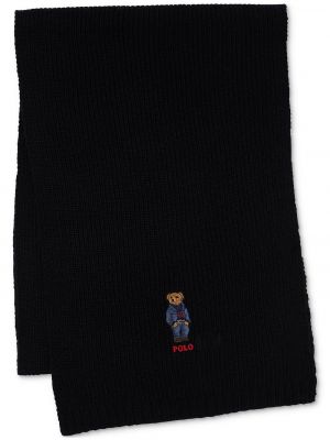 Однотонный шарф Polo Ralph Lauren черный