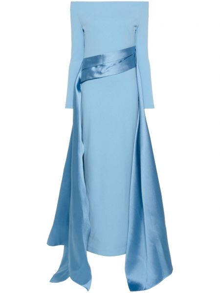 Вечерна рокля Solace London синьо