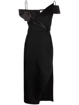 Sukienka midi Alexander Mcqueen czarna