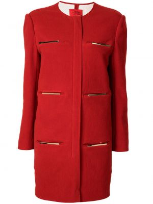 Kabát Lanvin Pre-owned, červená