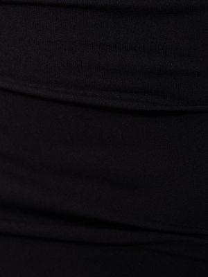 Midi šaty jersey Wolford černé