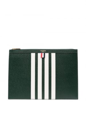 Чанта тип „портмоне“ на райета Thom Browne зелено