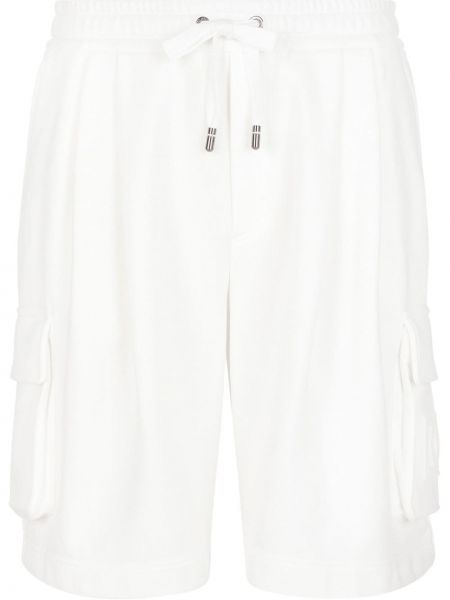 Bermudas en jersey Dolce & Gabbana blanc