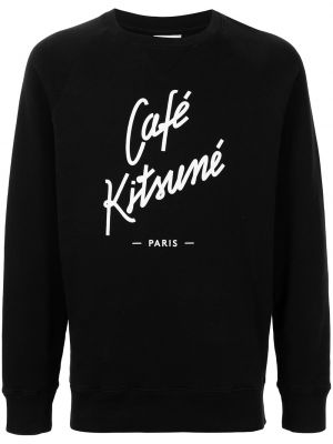 Bavlnená mikina s potlačou Café Kitsuné