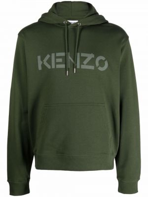 Sudadera con capucha con estampado Kenzo verde