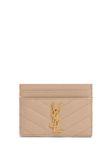 Kortin haltija Saint Laurent beige