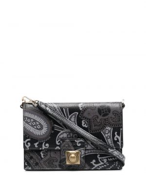 Paisley trykt clutch Etro svart