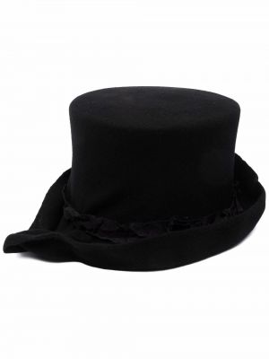 Sombrero asimétrico Yohji Yamamoto negro