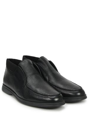 Кожаные ботинки Aldo Brué черные