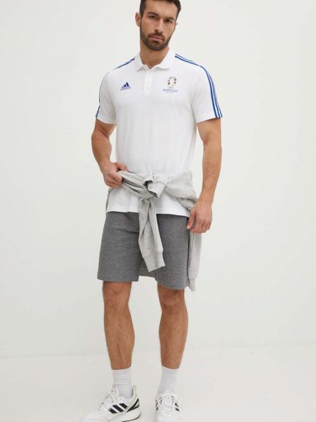Polo majica Adidas Performance bijela