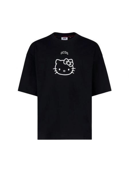 T-shirt mit kurzen ärmeln Gcds schwarz
