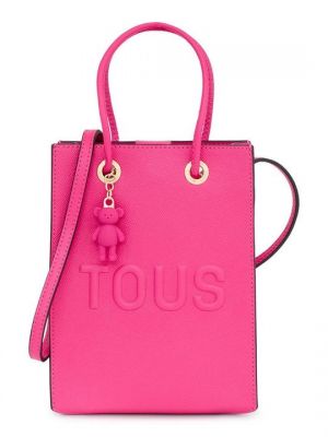 Розовая сумка через плечо Tous