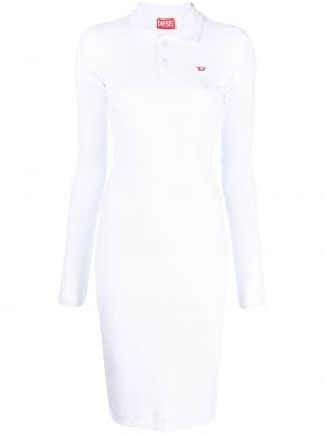 Robe en tricot Diesel blanc