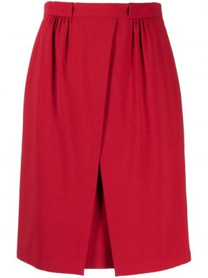 Mini spódniczka Emporio Armani czerwona