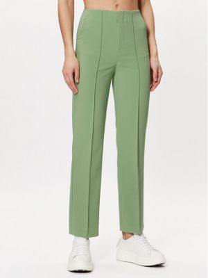 Pantaloni cu picior drept United Colors Of Benetton verde