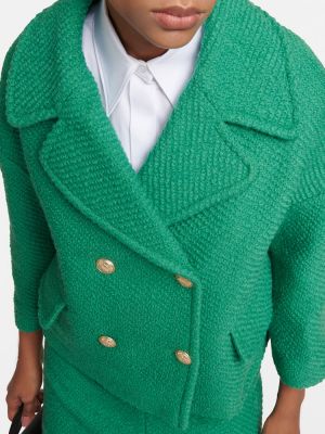 Vlněná bunda Redvalentino zelená