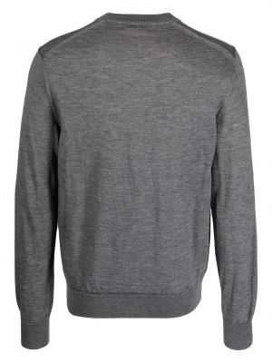 Pullover mit stickerei mit rundem ausschnitt Comme Des Garçons Shirt grau