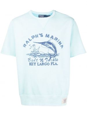 T-shirt à imprimé Polo Ralph Lauren bleu
