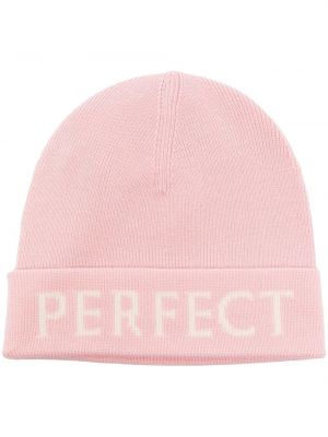Плетена шапка Perfect Moment розово