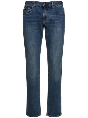 Bavlněné slim fit skinny džíny Armani Exchange modré