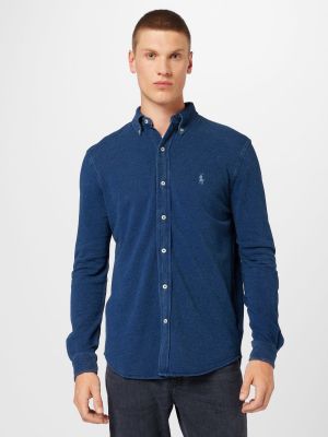Denim srajca Polo Ralph Lauren modra
