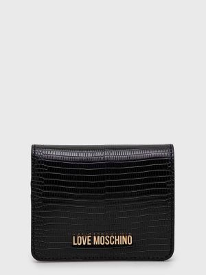 Love Moschino pénztárca , női - Fekete